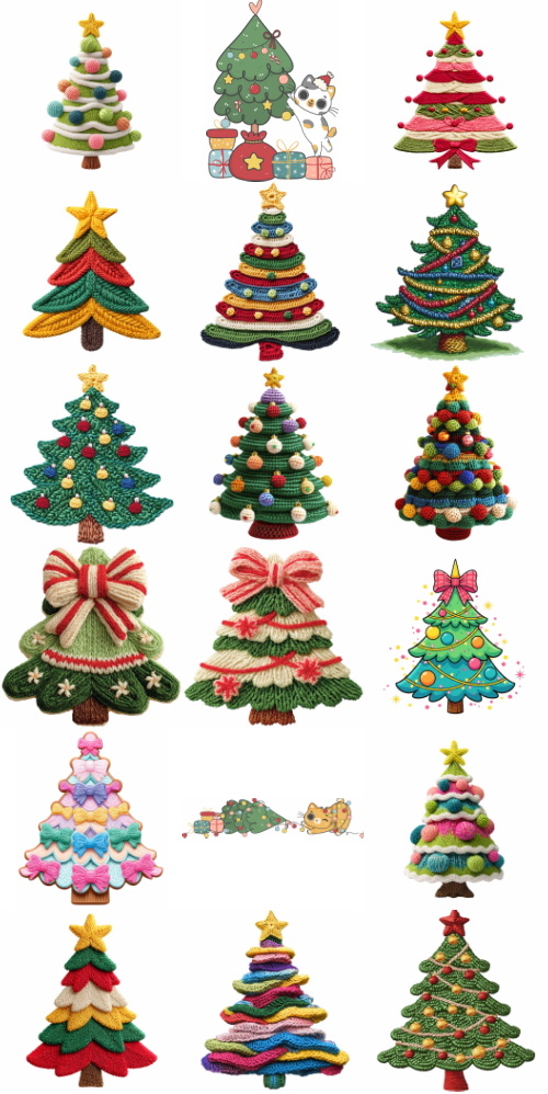Christmas Tree Pretty Illustrations #20, 118xPNG Christmas Tree Pretty Illustrations #20, 118xPNG