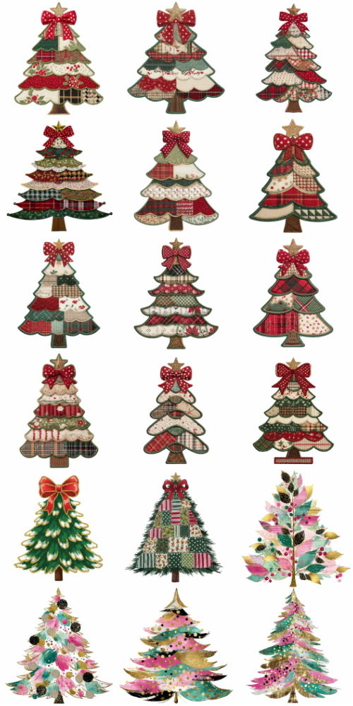 Christmas Tree Pretty Illustrations #21, 83xPNG Christmas Tree Pretty Illustrations #21, 83xPNG
