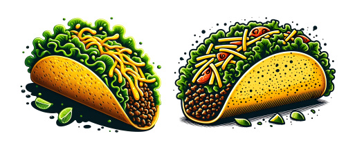 Taco Tortilla Food Illustrations 112xPNG