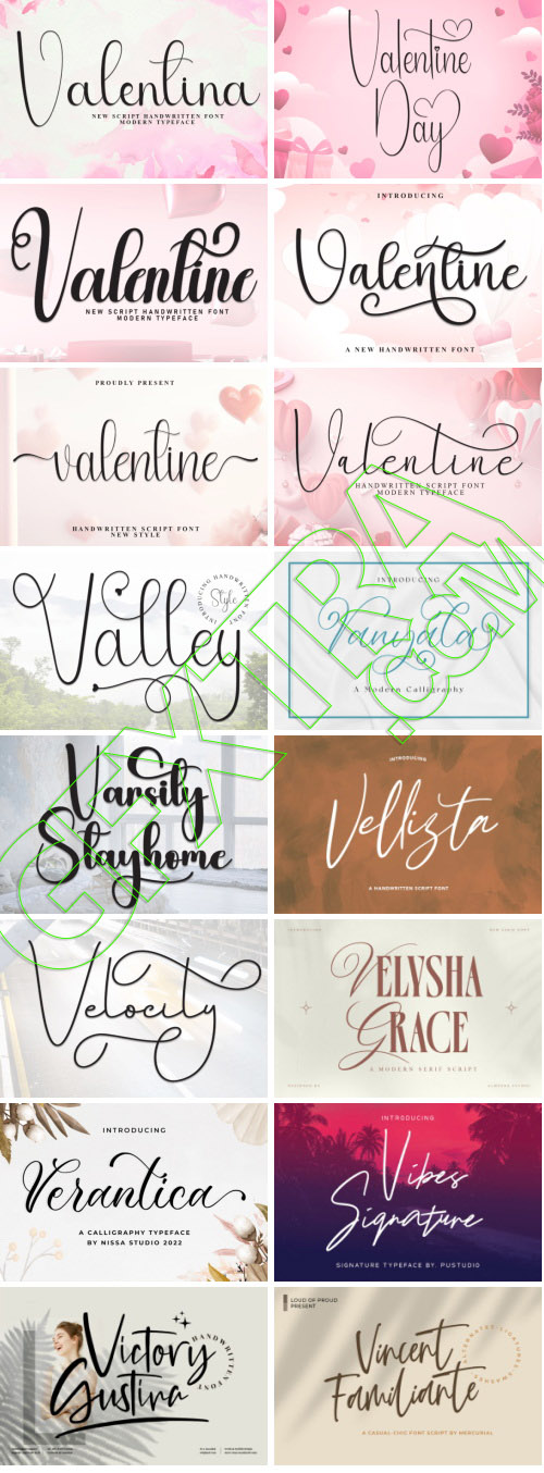Elegance Script 569 Typefaces Bundle 682xOTF 445xTTF