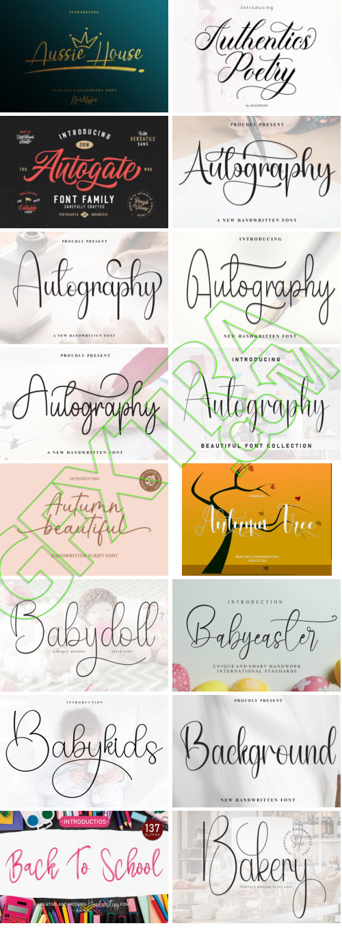 Elegance Script 569 Typefaces Bundle 682xOTF 445xTTF