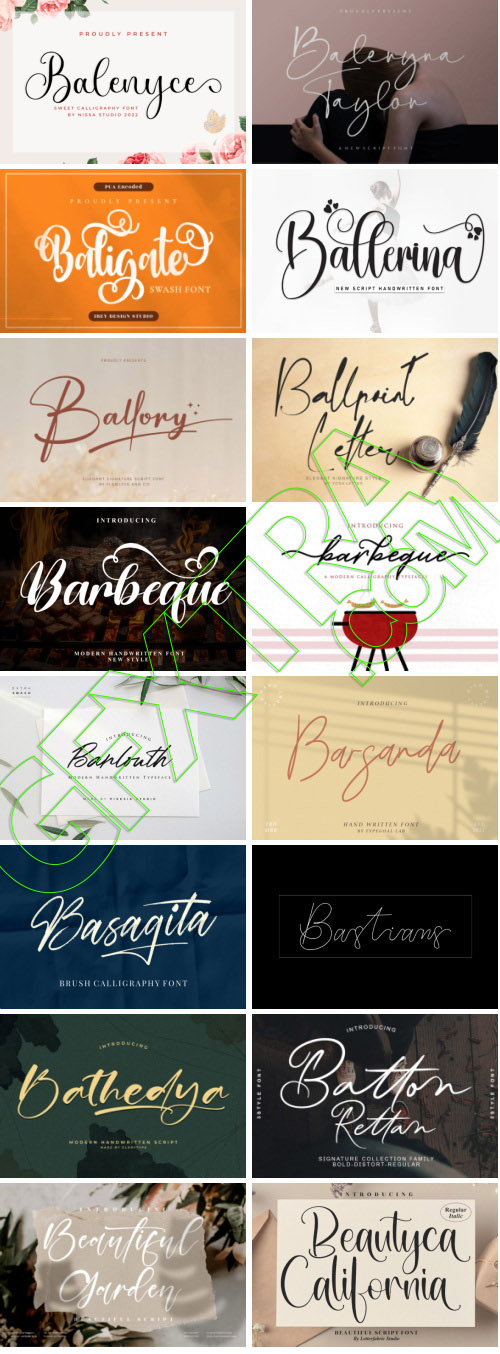 Elegance Script 569 Typefaces Bundle 682xOTF 445xTTF