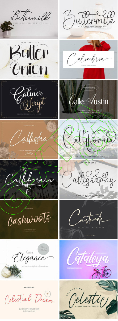Elegance Script 569 Typefaces Bundle 682xOTF 445xTTF