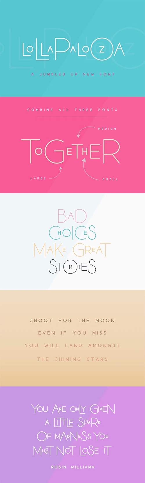 The Lollapalooza Font Trio 3xOTF 4102174 The Lollapalooza Font Trio 3xOTF 4102174