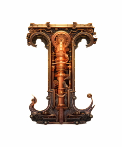 Steampunk Sublimation Alphabet 26xPNG