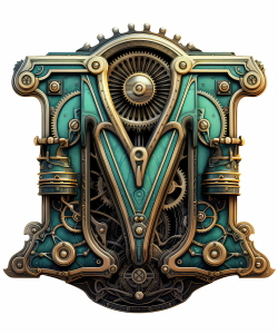Steampunk Sublimation Alphabet 26xPNG