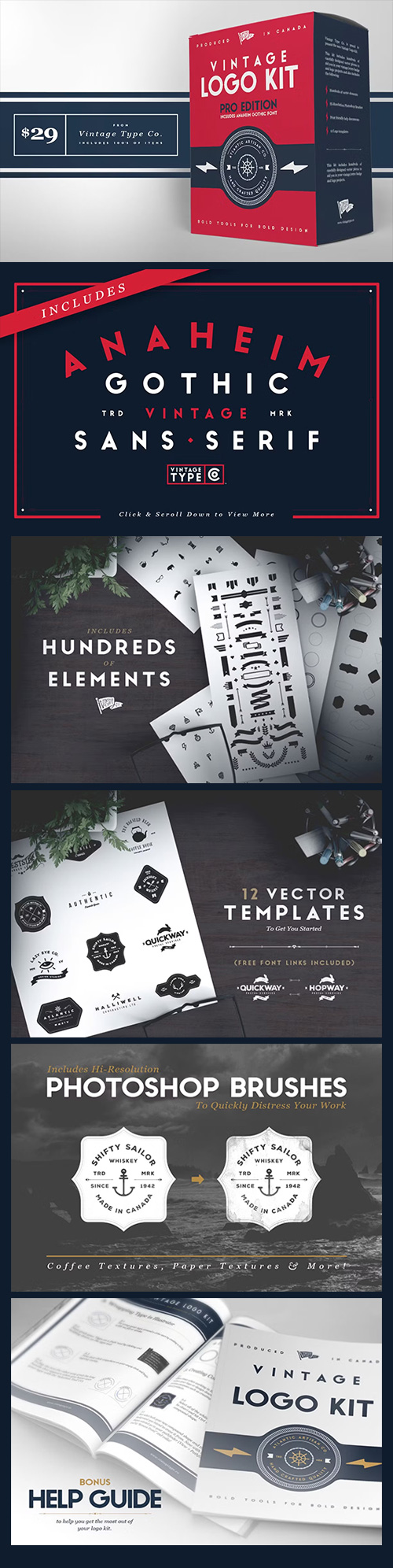 Vintage Logo Kit PRO 493956