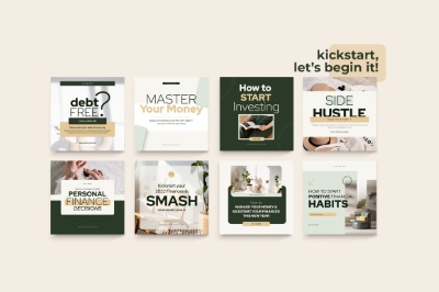 Financial Instagram Creator CANVA PS 7001248