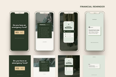 Financial Instagram Creator CANVA PS 7001248