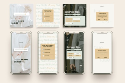 Financial Instagram Creator CANVA PS 7001248