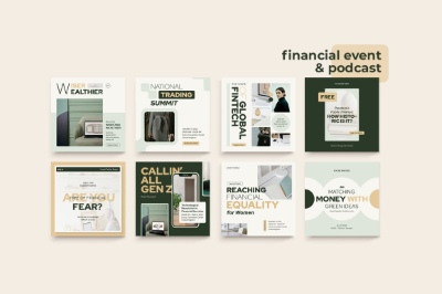 Financial Instagram Creator CANVA PS 7001248