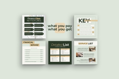 Financial Instagram Creator CANVA PS 7001248
