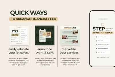 Financial Instagram Creator CANVA PS 7001248