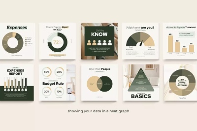 Financial Instagram Creator CANVA PS 7001248