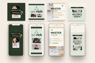 Financial Instagram Creator CANVA PS 7001248