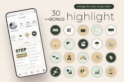 Financial Instagram Creator CANVA PS 7001248