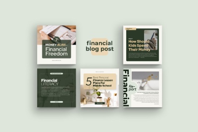 Financial Instagram Creator CANVA PS 7001248