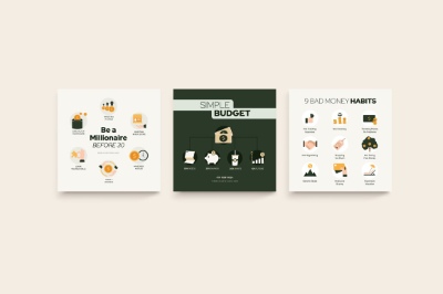 Financial Instagram Creator CANVA PS 7001248