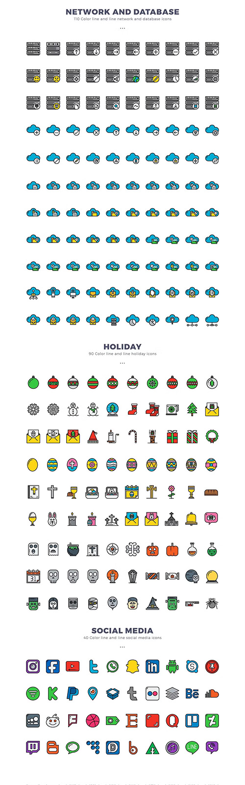 1970x2 Line and Colorline icon pack 2409534