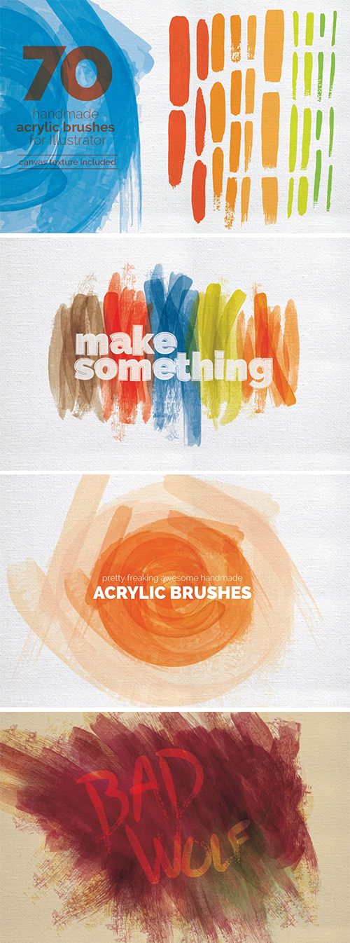 Handmade Acrylic Brush Set 96216