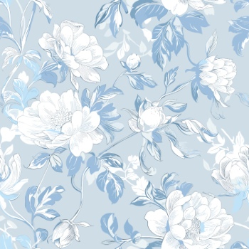 Toile De Jouy Print Design - Vintage Seamless Patterns #1, 37xEPS