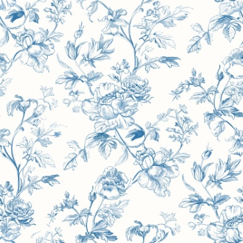 Toile De Jouy Print Design - Vintage Seamless Patterns #1, 37xEPS