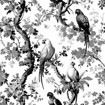 Toile De Jouy Print Design - Vintage Seamless Patterns #1, 37xEPS