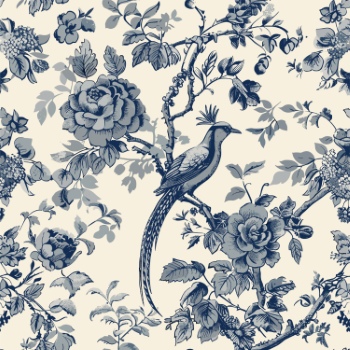 Toile De Jouy Print Design - Vintage Seamless Patterns #1, 37xEPS