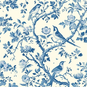 Toile De Jouy Print Design - Vintage Seamless Patterns #1, 37xEPS