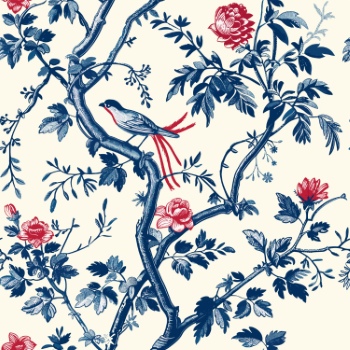 Toile De Jouy Print Design - Vintage Seamless Patterns #1, 37xEPS