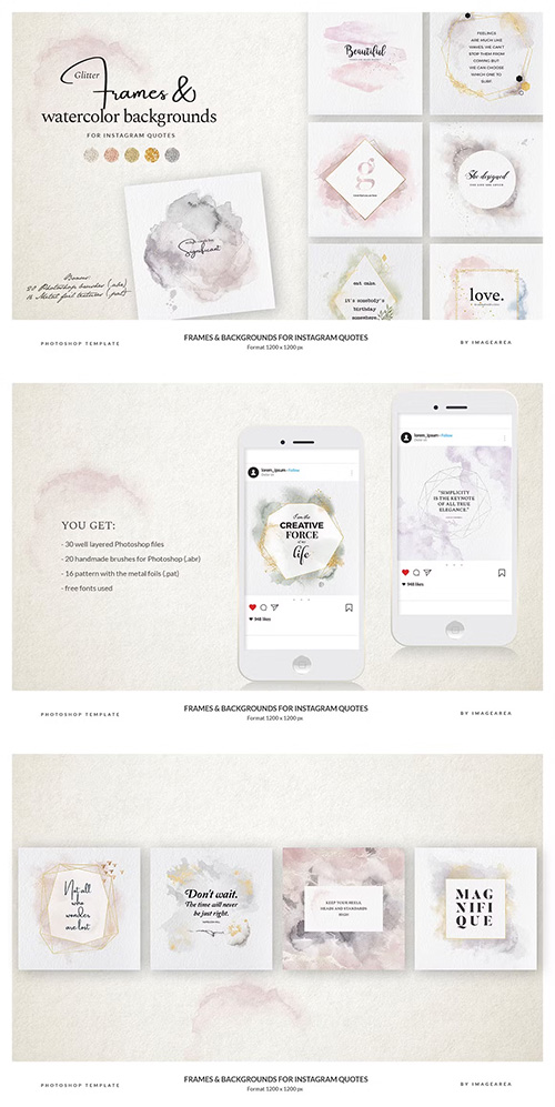 Frames & Backgrounds for Instangram Quotes 2745041