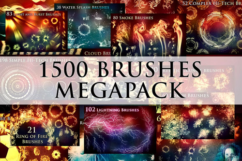 1500+ Brushes Megapack 2642460
