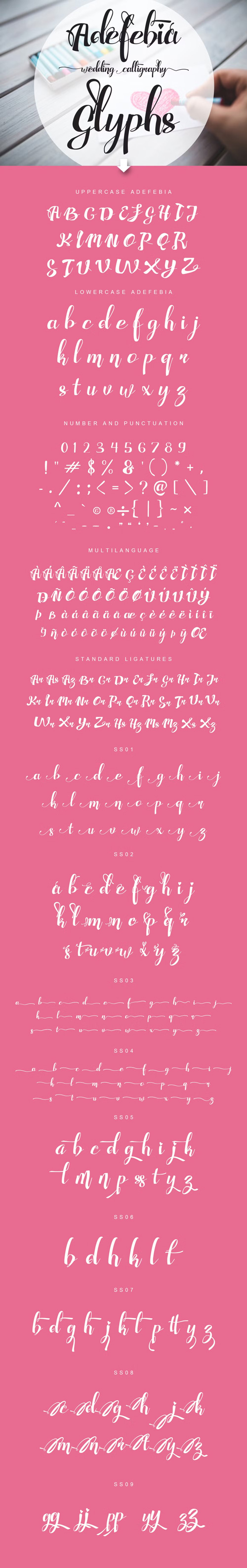 Adefebia Wedding Script Font 389122 Adefebia Wedding Script Font 389122