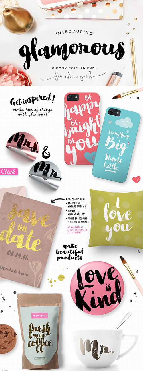 Brush Font Glamorous 714033 Brush Font Glamorous 714033