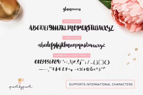 Brush Font Glamorous 714033