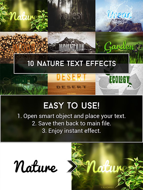Nature Text Effects 270451 Nature Text Effects 270451