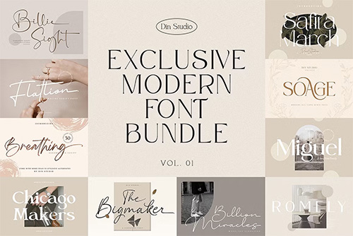 Exclusive Modern Font Bundle 5947720 Exclusive Modern Font Bundle 5947720