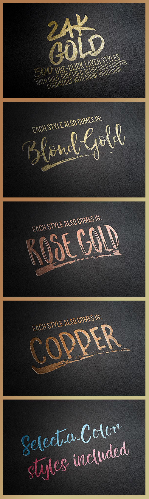 500 Gold Foil Layer Styles Photoshop 739024 500 Gold Foil Layer Styles Photoshop 739024
