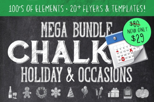 Mega Chalk Holiday Occasions Bundle 250230