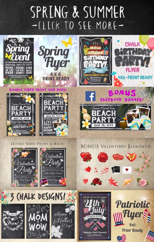 Mega Chalk Holiday Occasions Bundle 250230