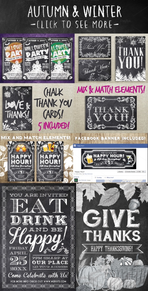 Mega Chalk Holiday Occasions Bundle 250230