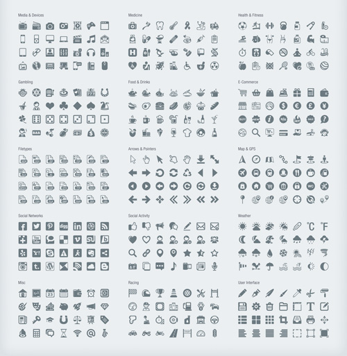 12.000 Massive Vector Icons Bundle #1, 92193