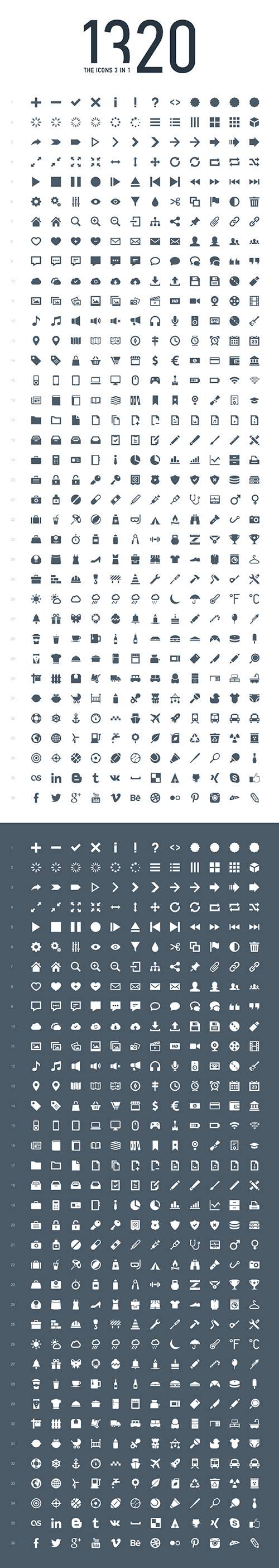 12.000 Massive Vector Icons Bundle #1, 92193