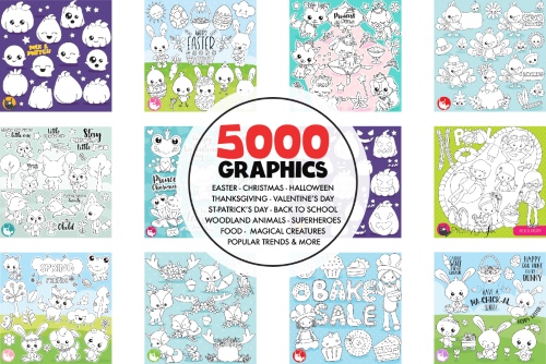 5000 in 1 - Black Lines Mega Bundle 1779227