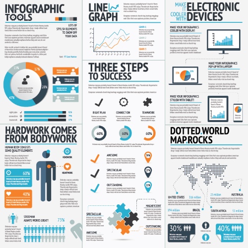 Infographic Elements Bundle #1, 50690