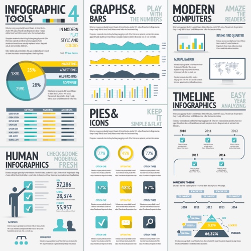Infographic Elements Bundle #1, 50690