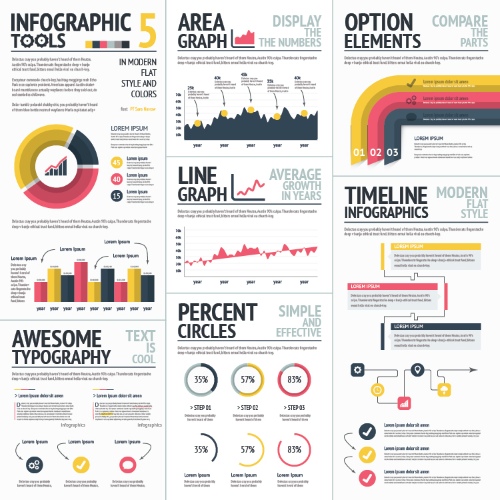 Infographic Elements Bundle #1, 50690