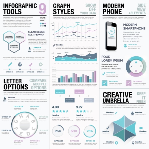 Infographic Elements Bundle #2, 94408