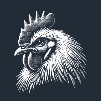 Chicken & Rooster Logos, Patterns 31xAI