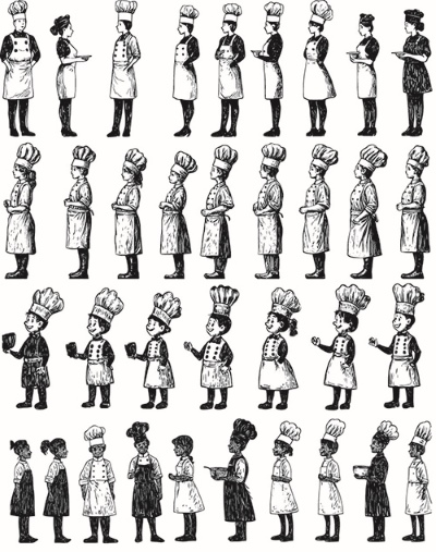 Engravers & Sketches Design Elements 30xAI